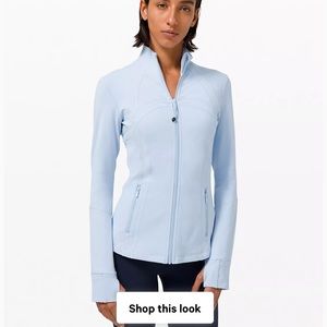 Lululemon Define Jacket Blue Linen